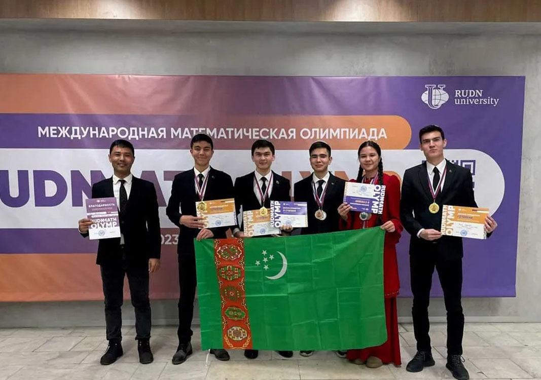 Türkmen talyplary Moskwada geçirilen halkara matematika olimpiadasynda medala mynasyp boldular