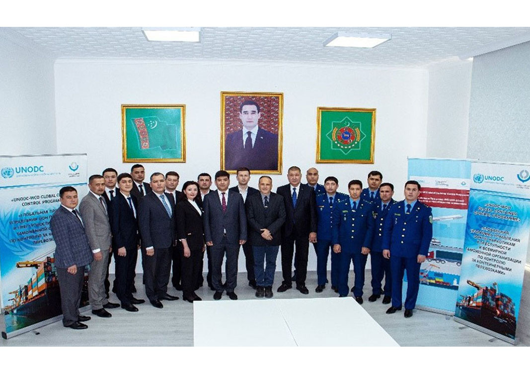 Türkmenabat şäheriniň gümrükhanasynda türkmen-özbek bilelikdäki okuwy geçirildi